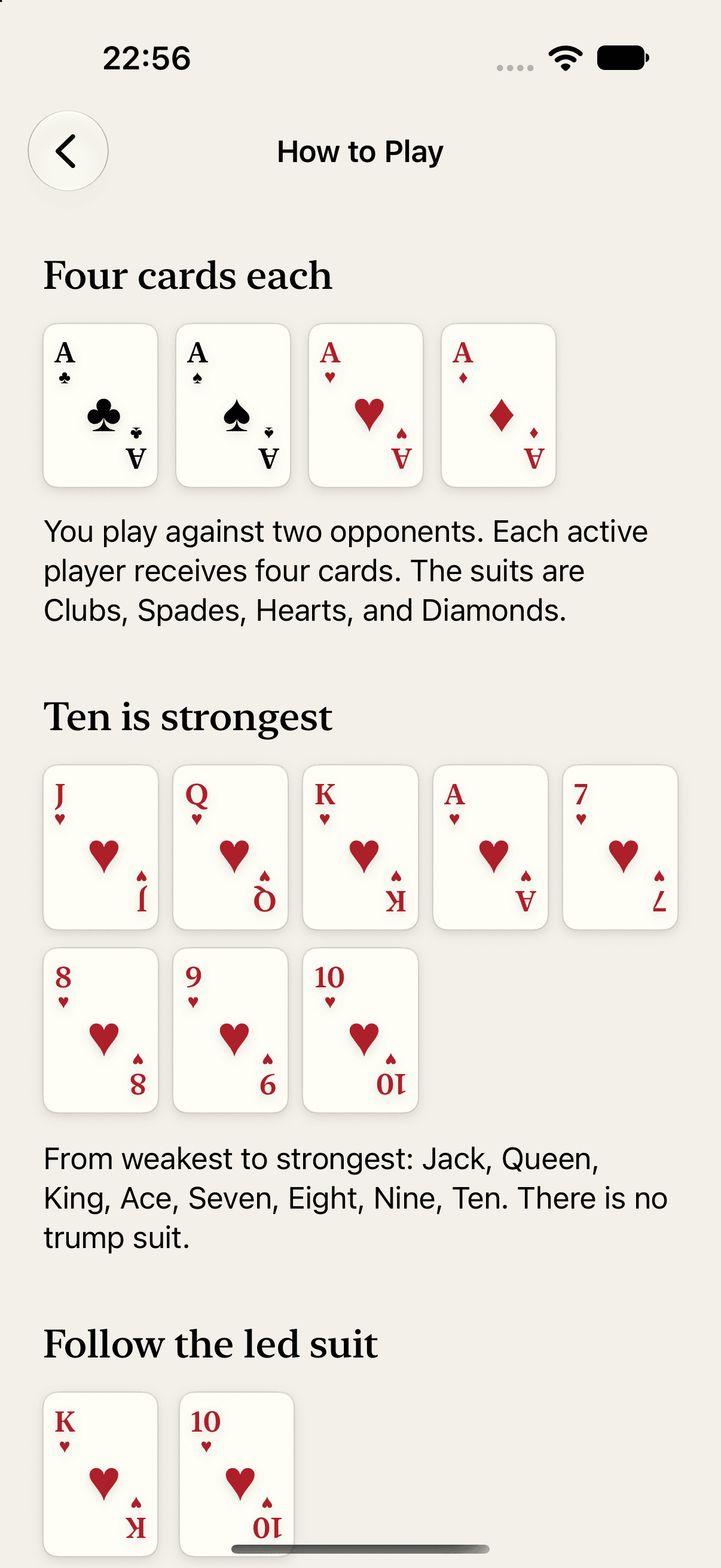 How to play screen in TUPPEN